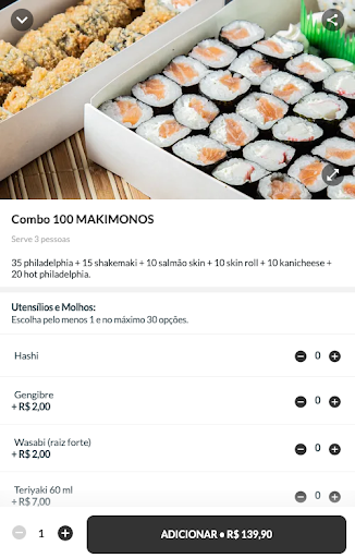 SAMURAI JAPANESE FOOD Screen 2