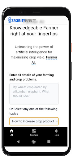 Android application Farmer AI - AgriTech Farming screenshort