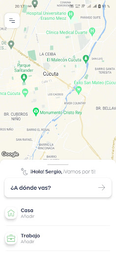 Taxi Cootranscúcuta Screen 3