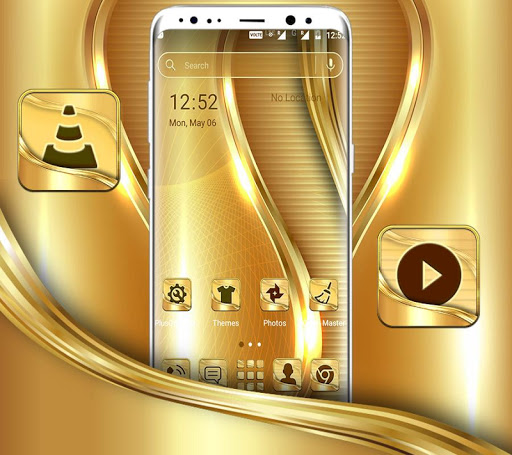Android application Golden Launcher Theme screenshort