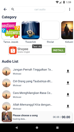 Android application Adi Hidayat - Audio Kajian screenshort