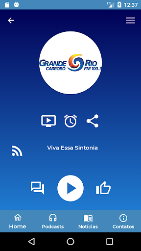 Android application Grande Rio FM - Cabrobó screenshort