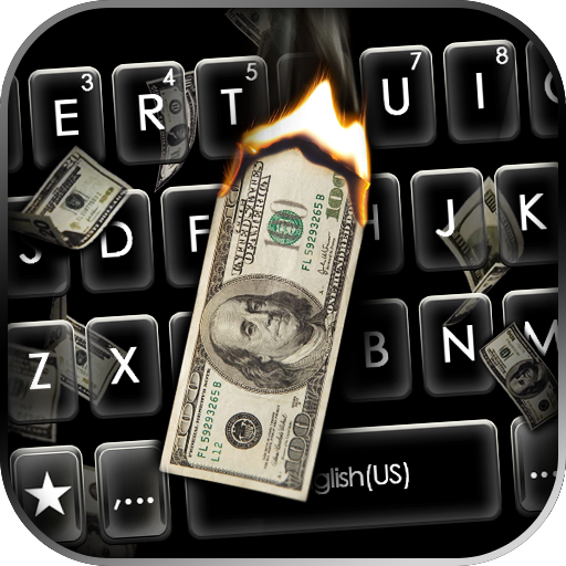 Burning Dollars Theme  Icon