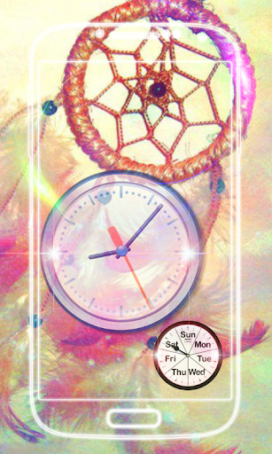 Dream Catcher Clock Live Wallpaper