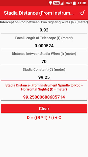 Engineering Survey Calculator