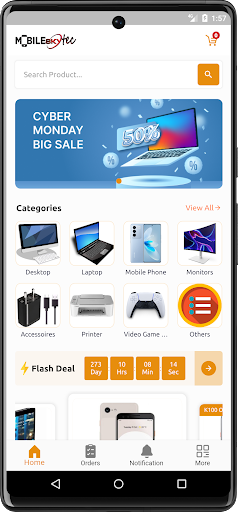 Android application MobileSkytec screenshort