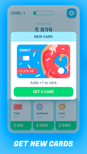Idle Bank Card - money clicker screenshot 5