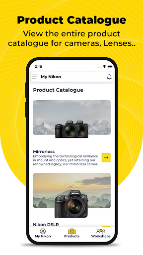 MyNikon: Cameras & Workshops Screen 2