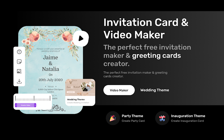Invitation Card & Video Maker - 1.1 - (Android)