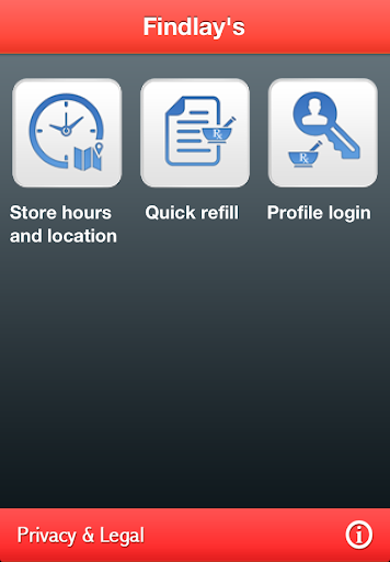 Android application Findlay's Drug Store screenshort