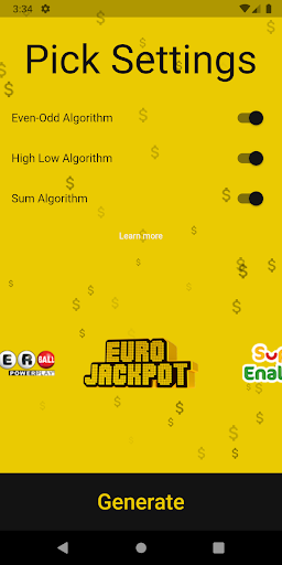 Lotto AI Pick Screen 3