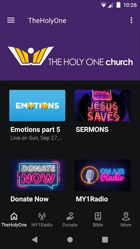 Android application The Holy One screenshort