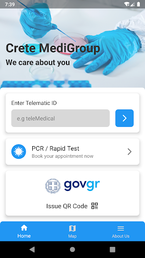 Android application MediGroup PoliClinic Sissi screenshort