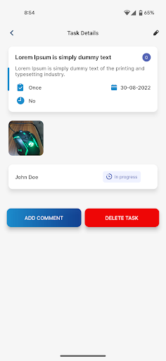 Pearl Energy Tasks Screen 2