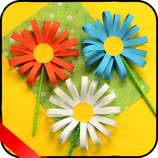 Easy paper Flowers  Icon