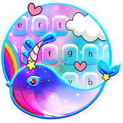 Unicorn Whales - Keyboard Theme