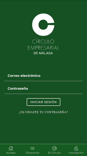 Android application Círculo Empresarial de Málaga screenshort