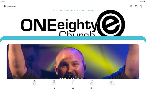 Screenshot of OE Church