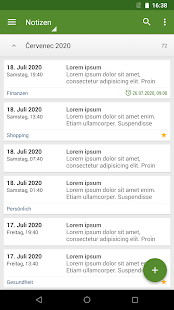 Meine Notizen - Notizblock Tangkapan layar
