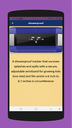 Android application Fitbit Ace guide screenshort