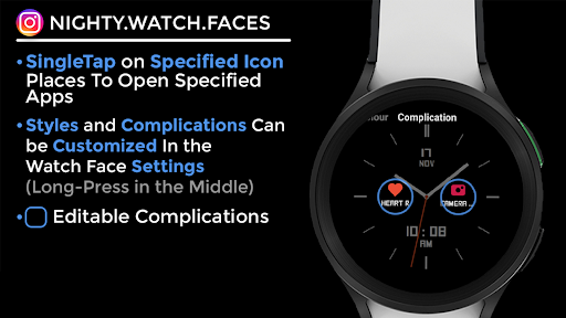 Squnight - watch face screenshot 16