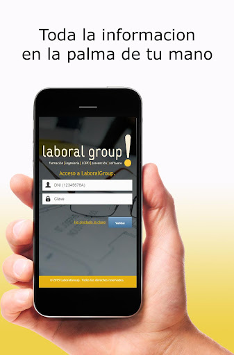 Android application Laboral Group screenshort