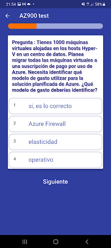 AZ900 test español Screen 3
