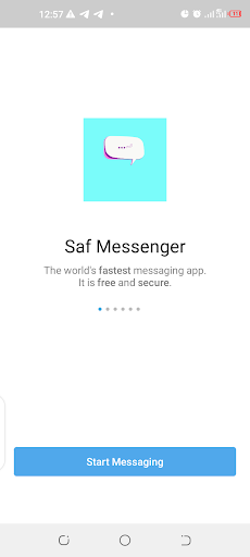 Android application Saf Messenger screenshort