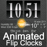 Live Wallpaper Flip Clock Tria icon