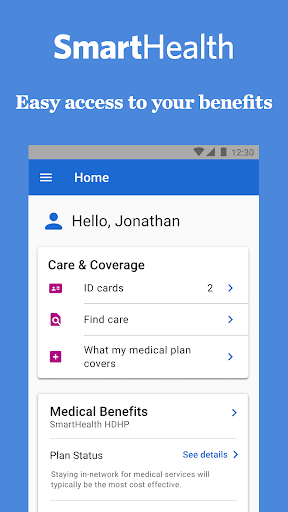 Android application Ascension SmartHealth screenshort