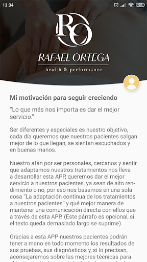 Android application Rafael Ortega screenshort