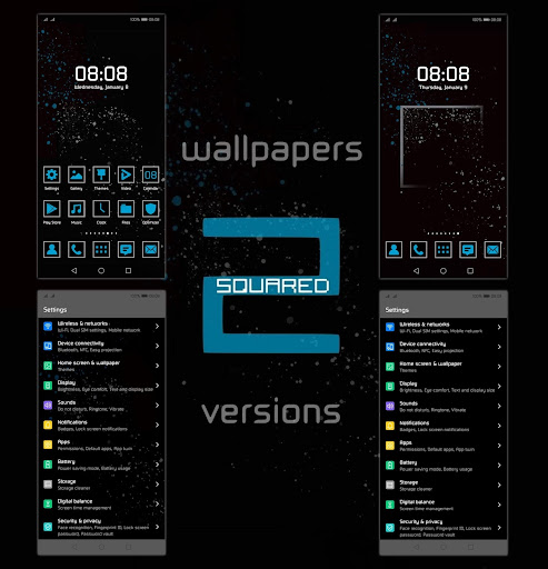 Android application [EMUI 9.1]Squared Theme screenshort