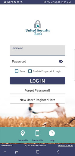 United Security Bank Screen 2