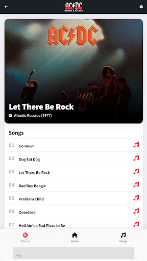 AC/DC: Songs & Music Screen 3