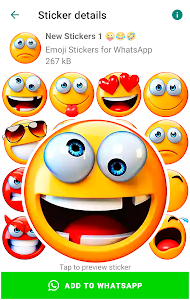 Emoji Stickers for WhatsApp Unknown