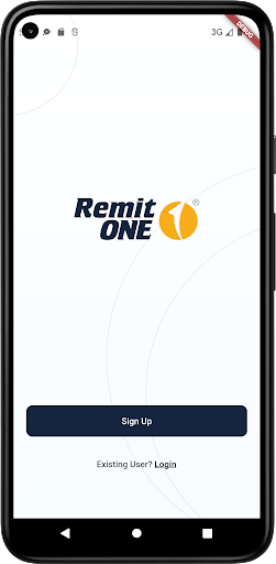 Android application RemitONE screenshort