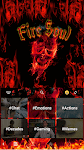 screenshot of Fire Soul Skull Keyboard Theme