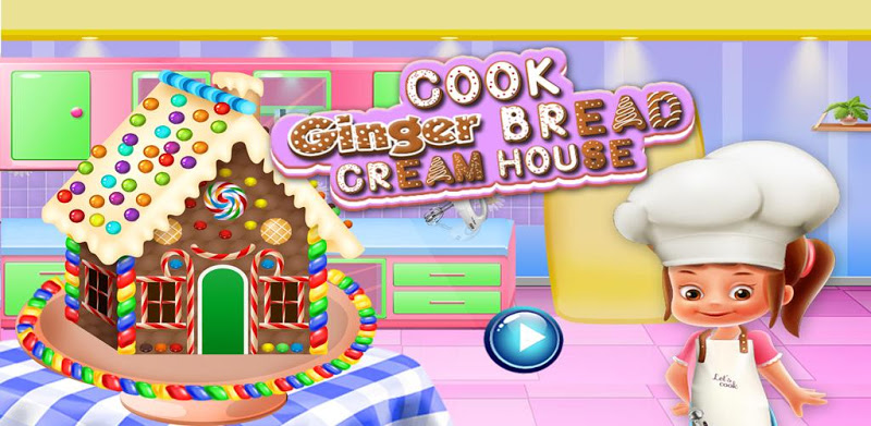 Ginger Bread House Cake Girls Cooking Game