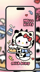Hello Cute Kitty Wallpaper
