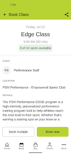 PSM Performance Screen 3