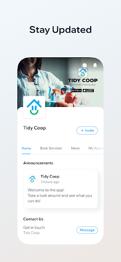 Android application Tidy Coop screenshort