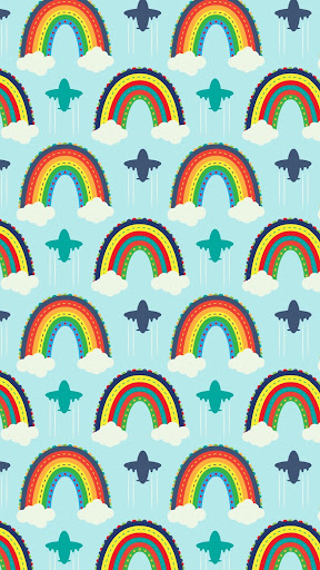 Rainbow Pattern Wallpaper Screen 3