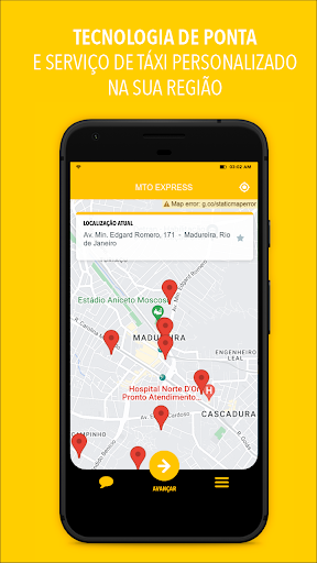 Android application Mto Express - Cliente screenshort
