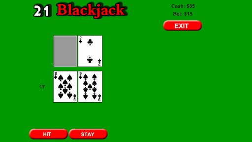 21 Black Jack Game Screen 3