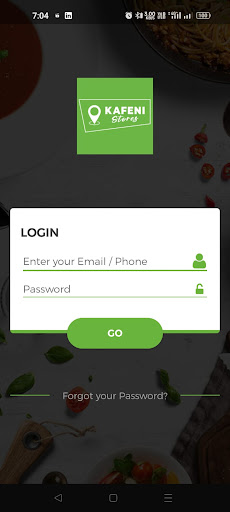 Android application Kafeni Merchant screenshort