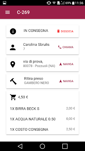 Food Delivery - Rider Screen 2