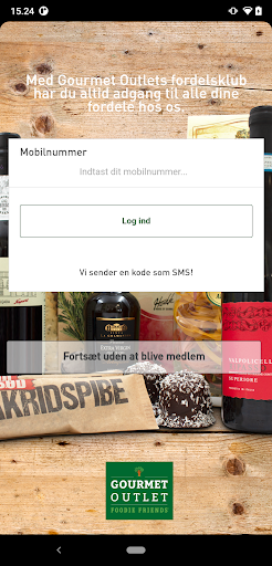 Android application Gourmet Outlet screenshort