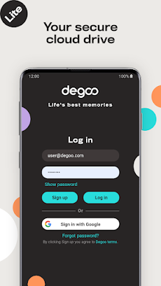Degoo Lite: 100 GBクラウドストレージのおすすめ画像5