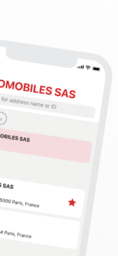 Consommables Carrosserie App Screen 2
