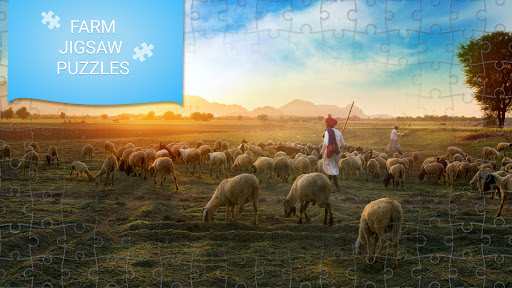 Android application Farm jigsaw puzzles games screenshort